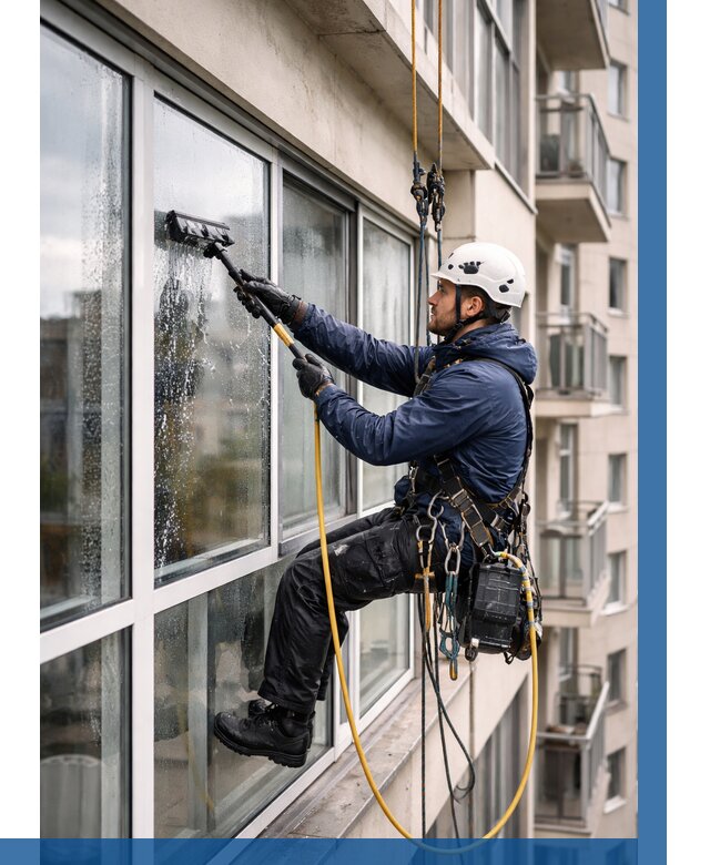 Мойка балконного остекления в Тюмени от 3572 р. | ВЫСОТНИК-Тюм