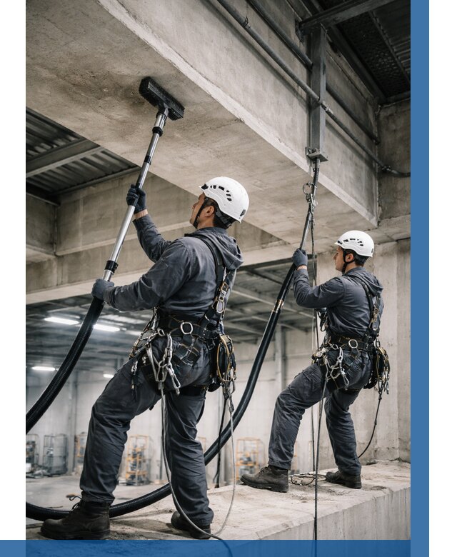 Обеспыливание потолочных конструкций в Тюмени от 255 р. |ВЫСОТНИК-Тюм