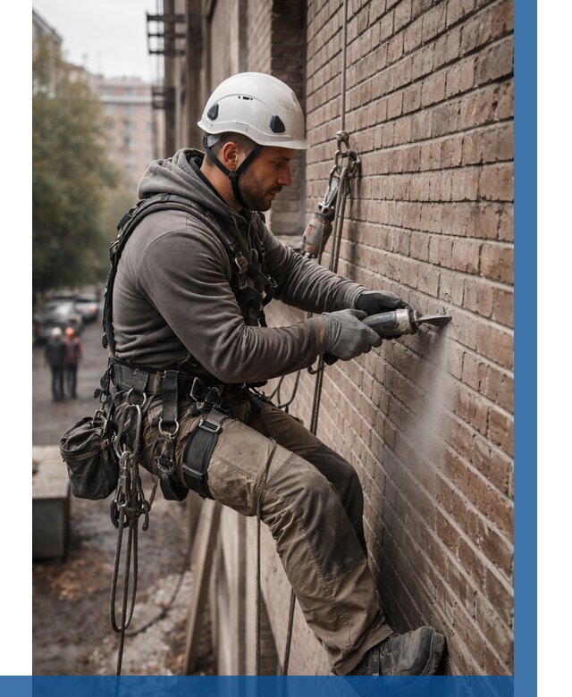 Расшивка кирпичных швов в Тюмени от 612 р. | ВЫСОТНИК-Тюм