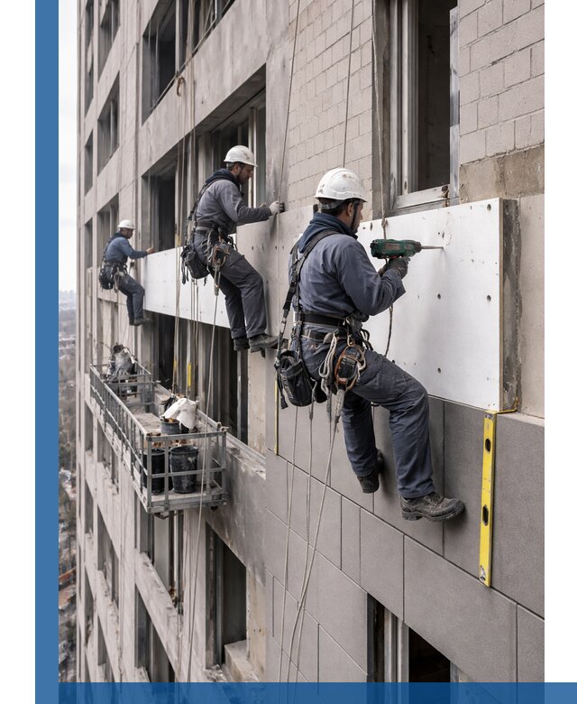 Монтаж фасадных термопанелей высокого качества в Тюмени