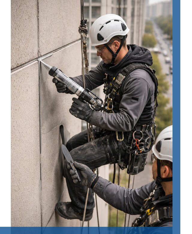 Первичная герметизация швов в Тюмени от 612 р. | ВЫСОТНИК-Тюм