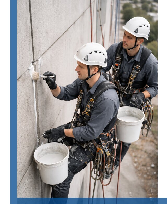 Противогрибковая обработка швов в Тюмени для фасадов и кровель