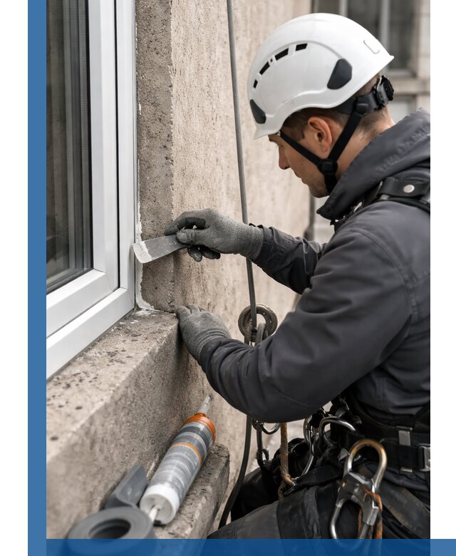 Герметизация монтажных швов окон в Тюмени с гарантией качества