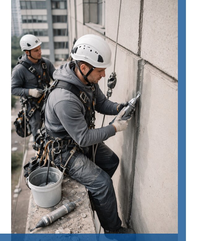 Ремонт деформационных швов здания в Тюмени от 1021 р. | ВЫСОТНИК-Тюм