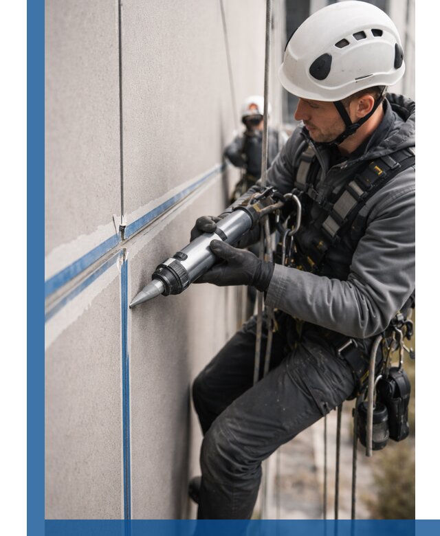 Герметизация стыков фасадных панелей в Тюмени качественно и быстро