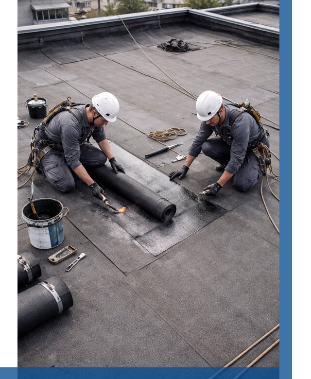 Ремонт мягкой кровли под ключ в Тюмени от 714 р. | ВЫСОТНИК-Тюм