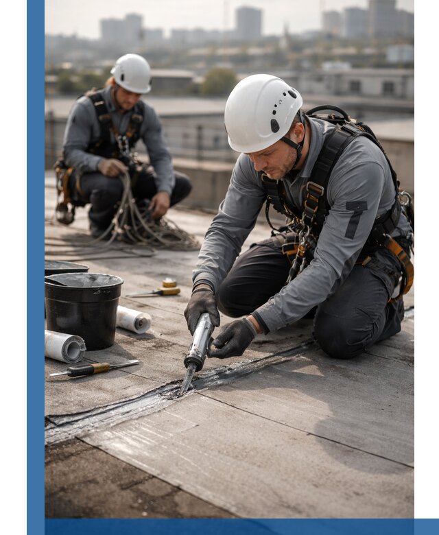 Аварийное и капитальное устранение протечек кровли в Тюмени