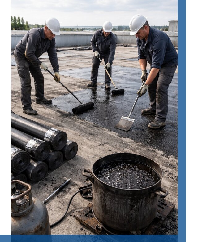 Гидроизоляция кровли мастикой в Тюмени от 612 р. | ВЫСОТНИК-Тюм