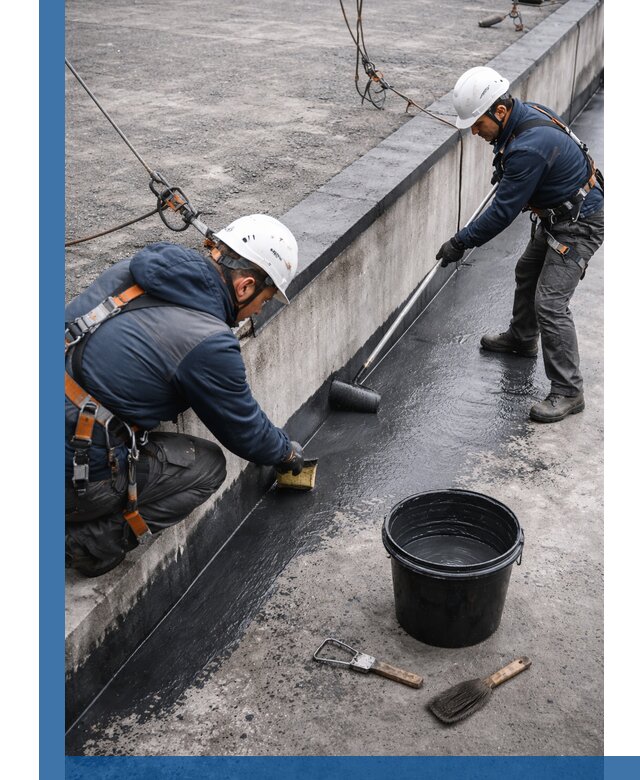 Гидроизоляция кровли жидкой резиной профессионально в Тюмени