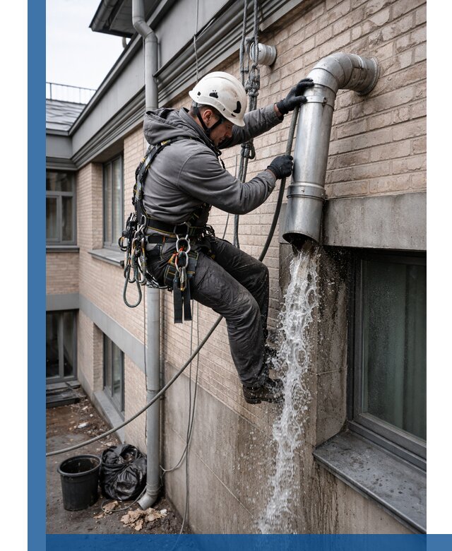 Профессиональная прочистка водосточных труб в Тюмени с гарантией