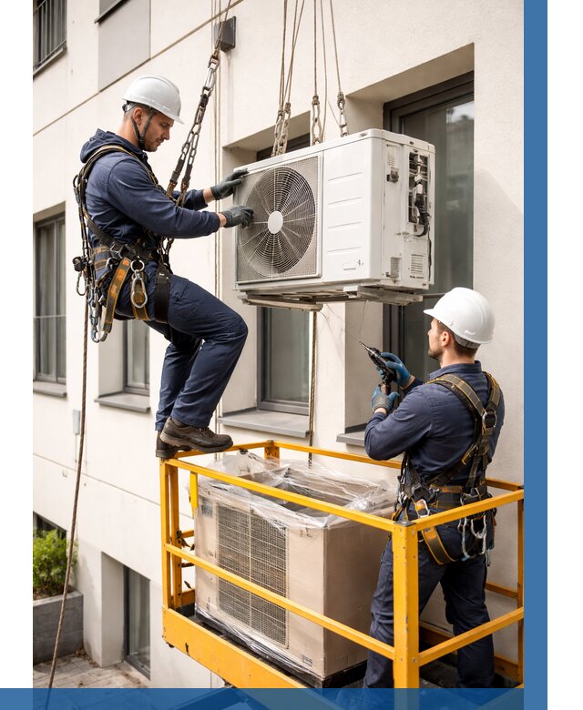 Демонтаж внешнего блока кондиционера в Тюмени от 3572 р. | ВЫСОТНИК-Тюм