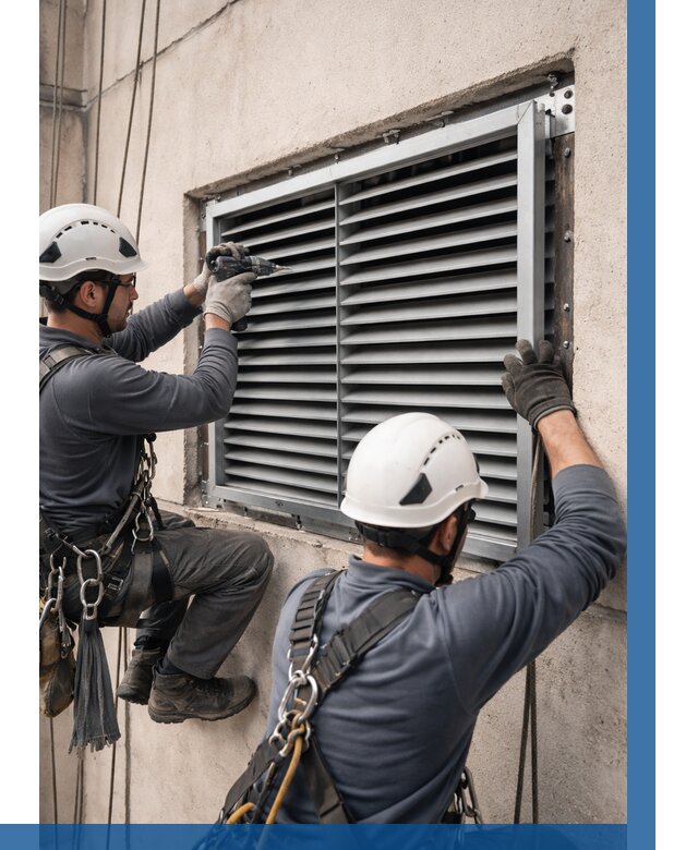 Монтаж вентиляционных решеток в Тюмени от 4593 р. | ВЫСОТНИК-Тюм