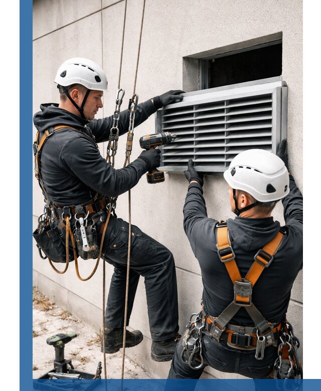 Монтаж вентиляционных решеток в Тюмени профессиональный сервис