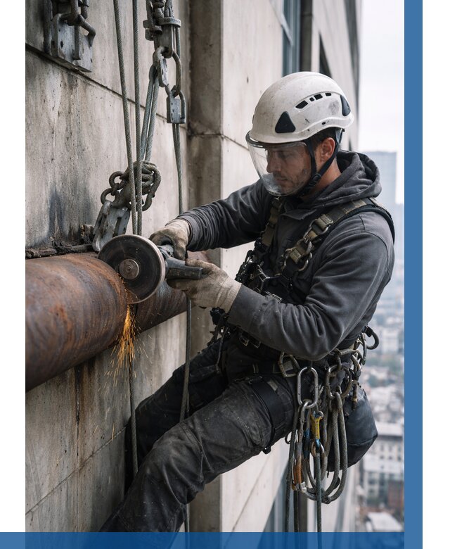 Резка металла на высоте в Тюмени по цене от 4593 р. | ВЫСОТНИК-Тюм