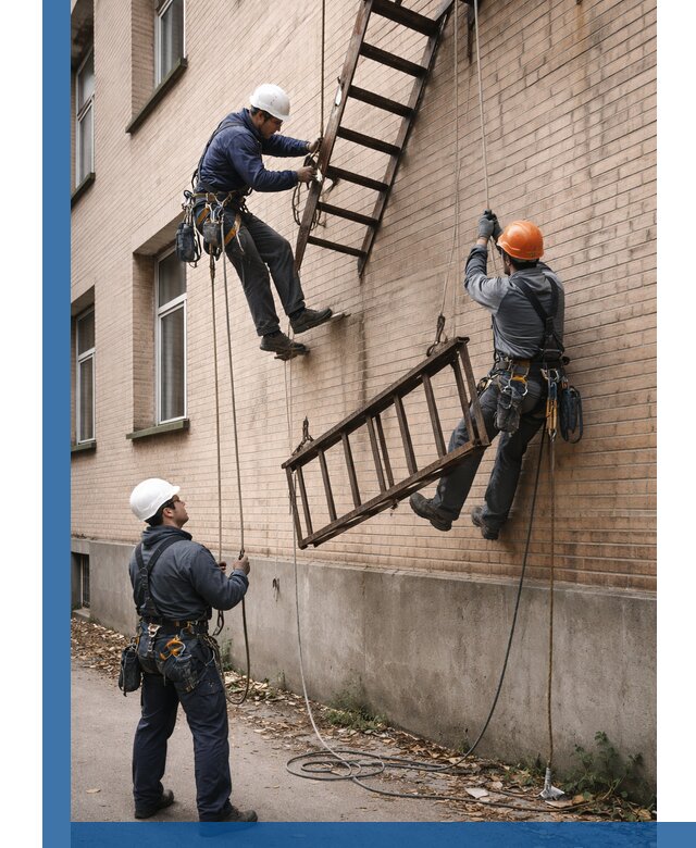 Демонтаж пожарной лестницы в Тюмени быстро и безопасно