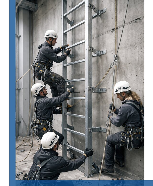 Монтаж металлических лестниц в Тюмени под ключ со гарантией