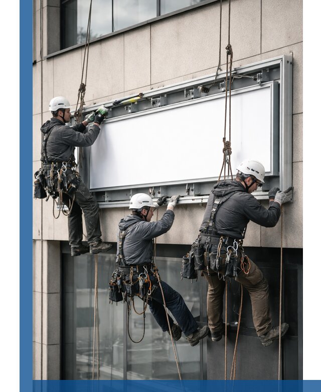 Профессиональный монтаж светового короба под ключ в Тюмени