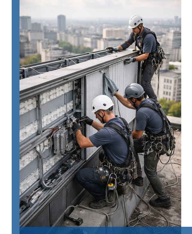 Профессиональное обслуживание крышной рекламы в Тюмени под ключ