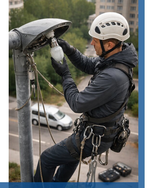 Замена ламп на высоте в Тюмени от 2552 р. | ВЫСОТНИК-Тюм