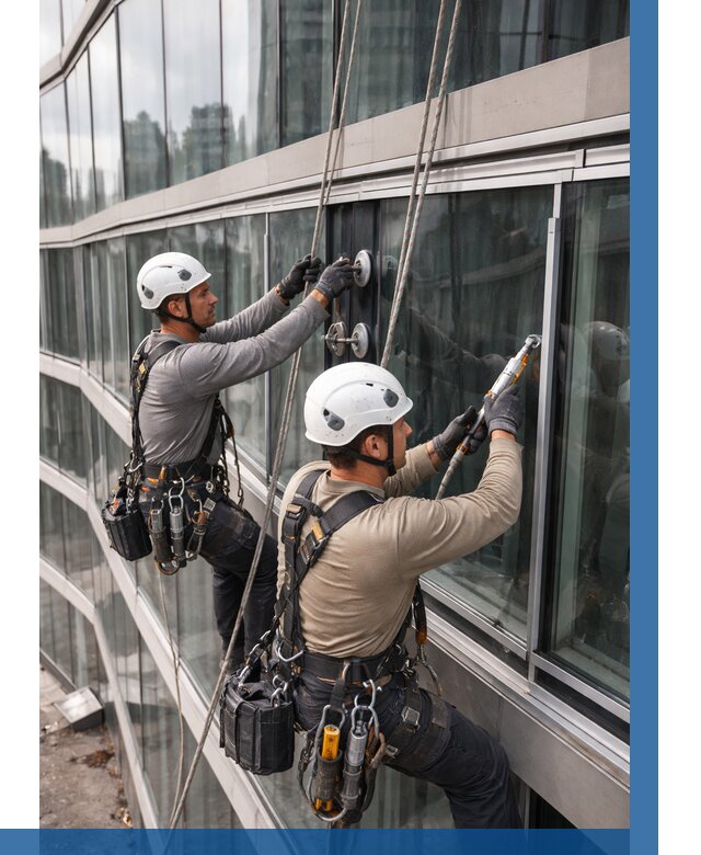 Радиусное остекление фасада в Тюмени от 12248 р. | ВЫСОТНИК-Тюм