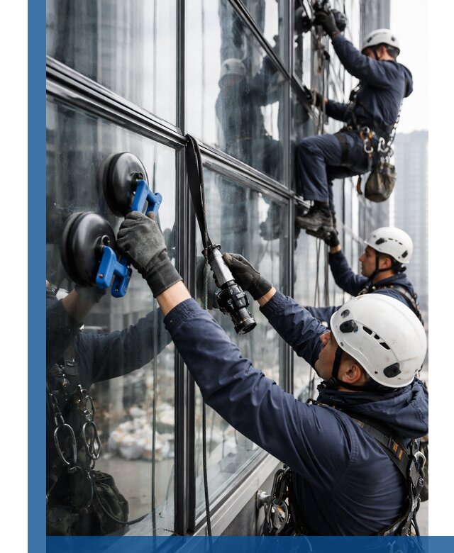 Радиусное остекление фасадов под ключ в Тюмени с гарантиями