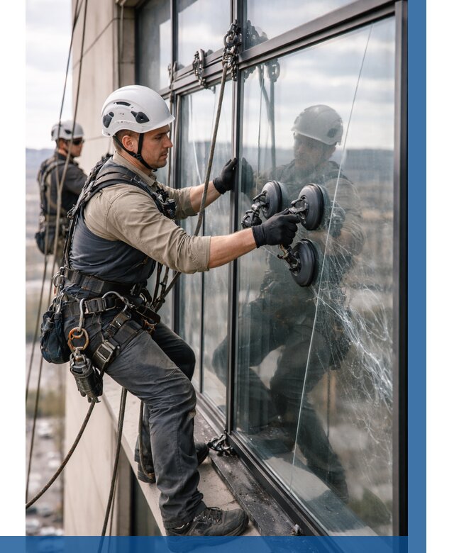 Замена стекла в витраже в Тюмени под ключ от 8676 р. | ВЫСОТНИК-Тюм