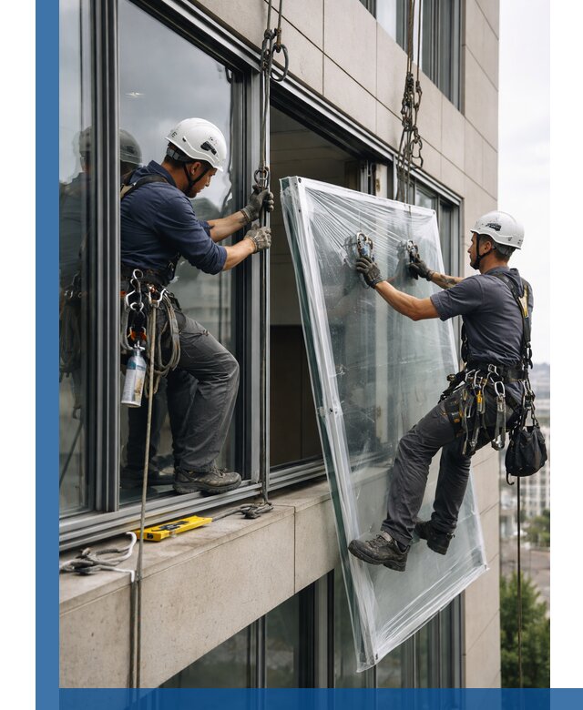 Профессиональная замена стекла в витраже в Тюмени с гарантией