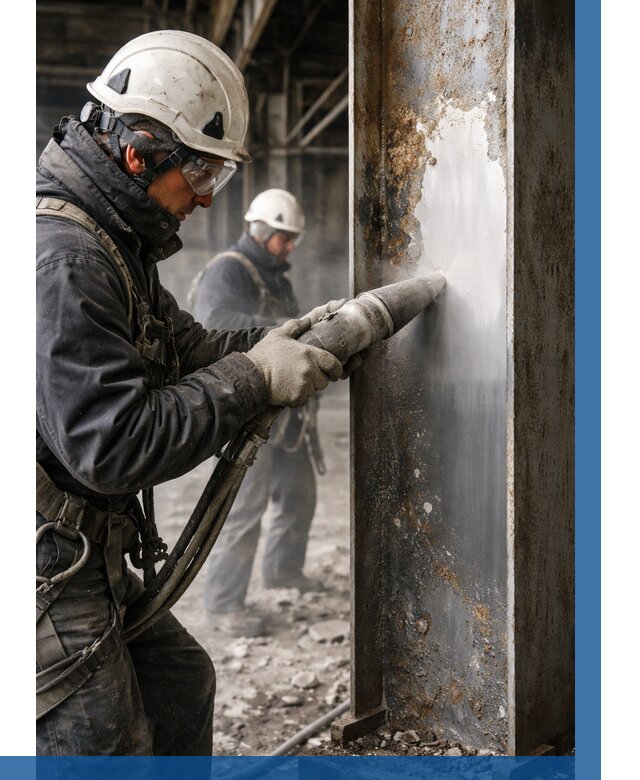 Удаление старой краски с металла в Тюмени от 459 р. | ВЫСОТНИК-Тюм