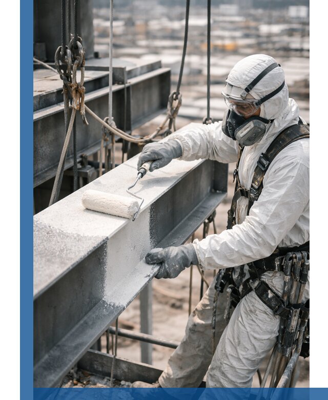 Профессиональная огнезащитная обработка металлоконструкций в Тюмени