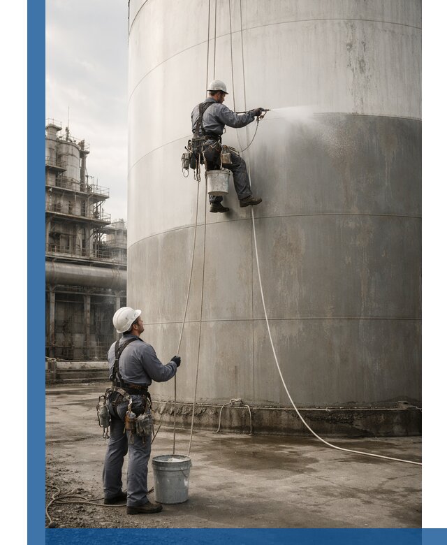 Покраска стальных резервуаров и емкостей в Тюмени профессионально