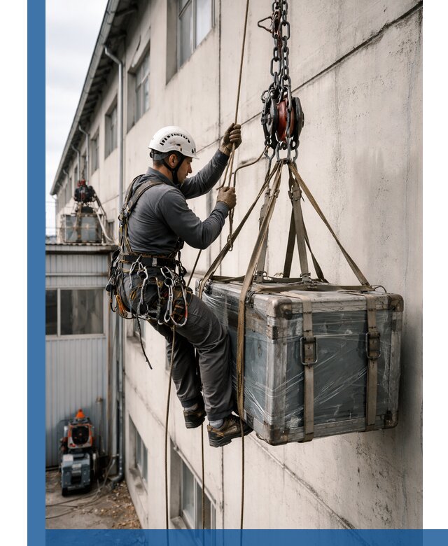 Подъем грузов на высоту в Тюмени для промышленных объектов