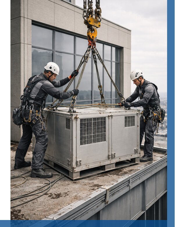 Такелажные работы на высоте в Тюмени от 8166 р. | ВЫСОТНИК-Тюм