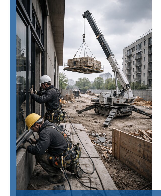 Аренда крана Пионер в Тюмени для строительных работ