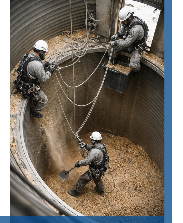 Чистка зерновых бункеров в Тюмени от 12248 р. | ВЫСОТНИК-Тюм