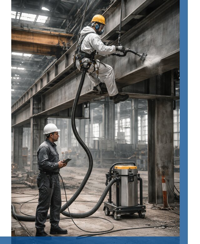 Обеспыливание конструкций в цехе в Тюмени от 4287 р. | ВЫСОТНИК-Тюм