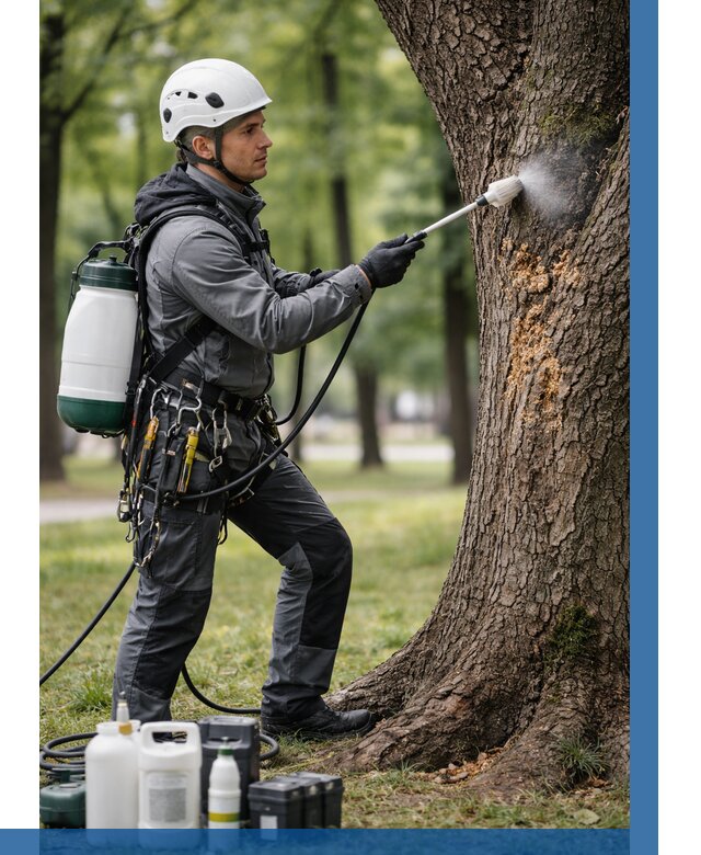 Обработка деревьев от вредителей в Тюмени от 4593 р. | ВЫСОТНИК-Тюм