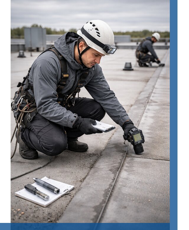 Обследование кровли на протечки в Тюмени от 4593 р. | ВЫСОТНИК-Тюм