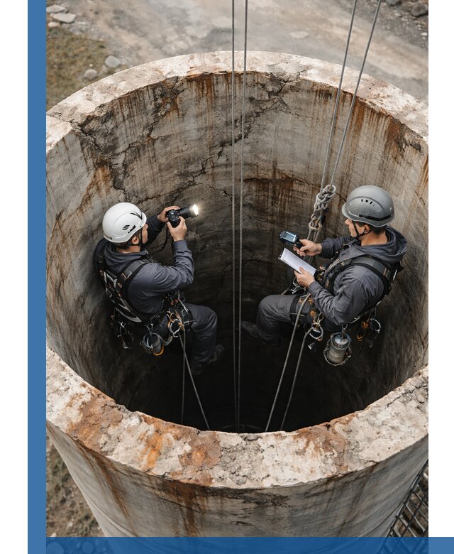 Обследование дымовой трубы: диагностика и оценка состояния в Тюмени